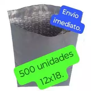 Envelope de segurança 12x18 com bolhas 500 unidades, 50 micras , Excelente qualidade e Envio Imediato.