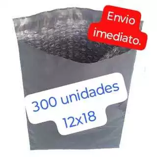 Envelope de segurança com bolhas 12x18 com 300 unidades 50 micras ( bolhas) Excelente qualidade e Envio Imediato.