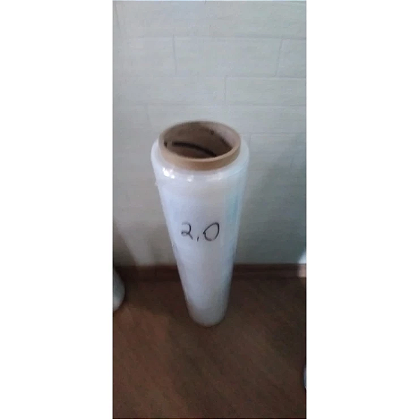 Filme stretch bobina com 2 kilos 25 micras 250metros (1,6 de plástico 400 gramas de tubetes), EXCELENTE QUALIDADE, ENVIO IMEDIATO,