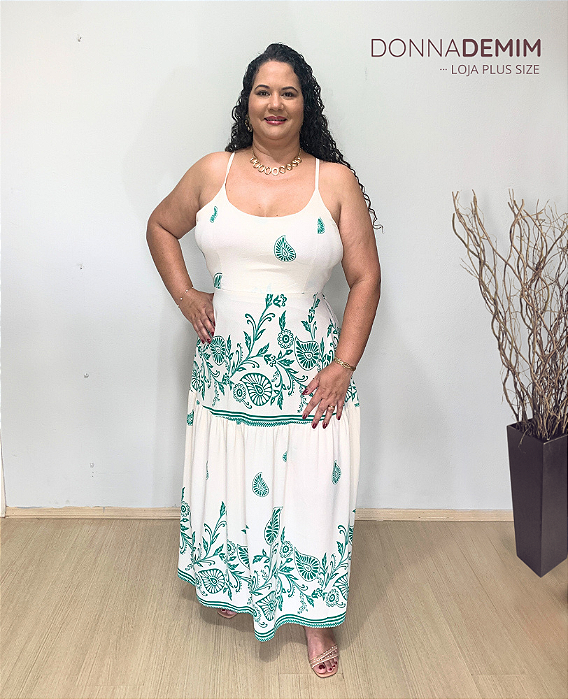 Vestido Danny longo Plus Size