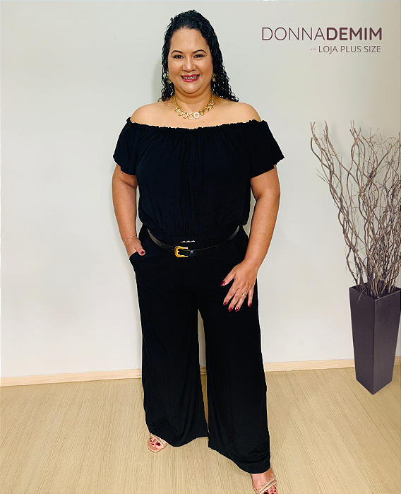 Conjunto Ciganinha Alfaiataria Plus Size