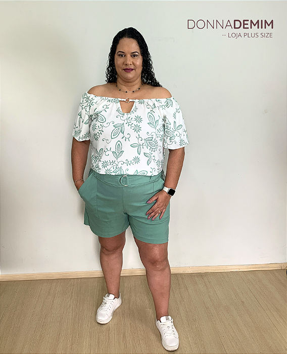 Blusa Ciganinha Plus Size