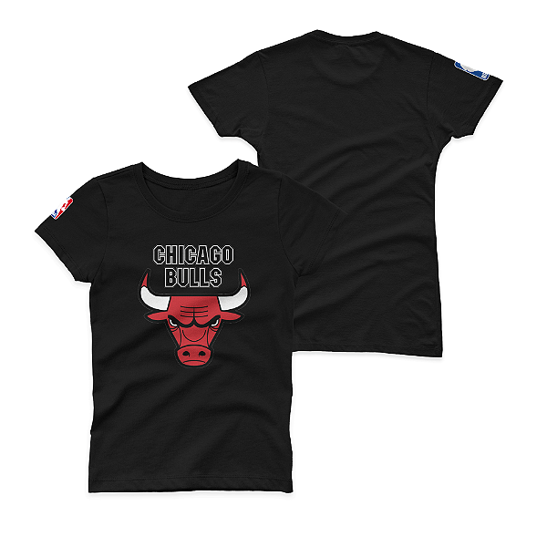 Camiseta Baby Look Chicago Bulls