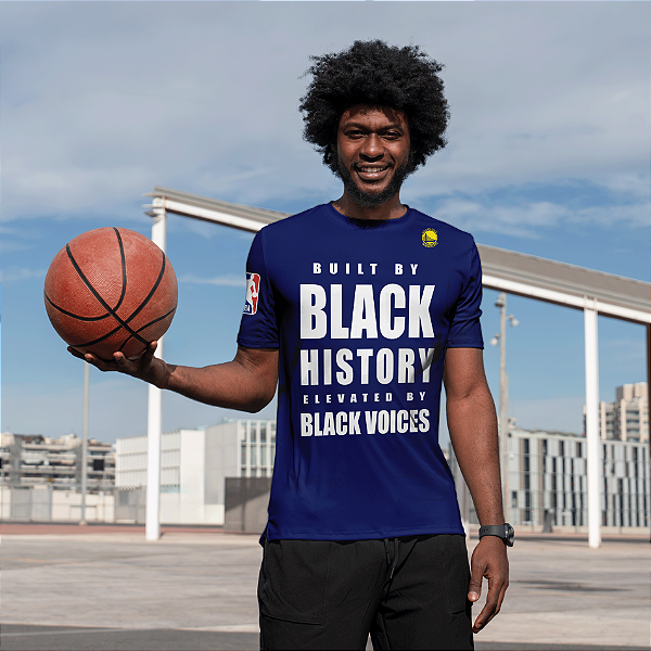 Camiseta Tradicional Black History Golden State Wars