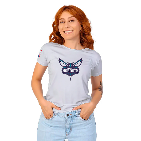 Camiseta Baby Look Charlotte Hornets