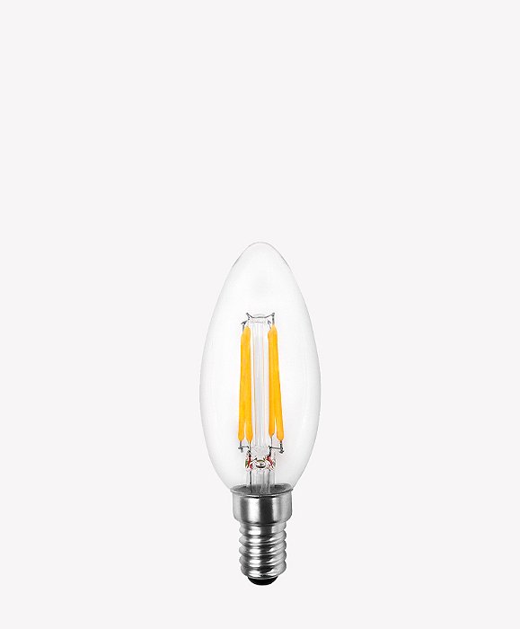 Lâmpada Glass Vela | 4W | E12