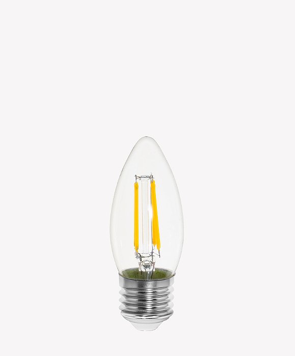 Lâmpada Glass Vela | 4W | E27