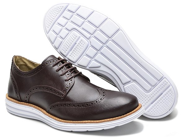 Sapato Masculino Oxford Moderna Macio de Couro Brete Boots