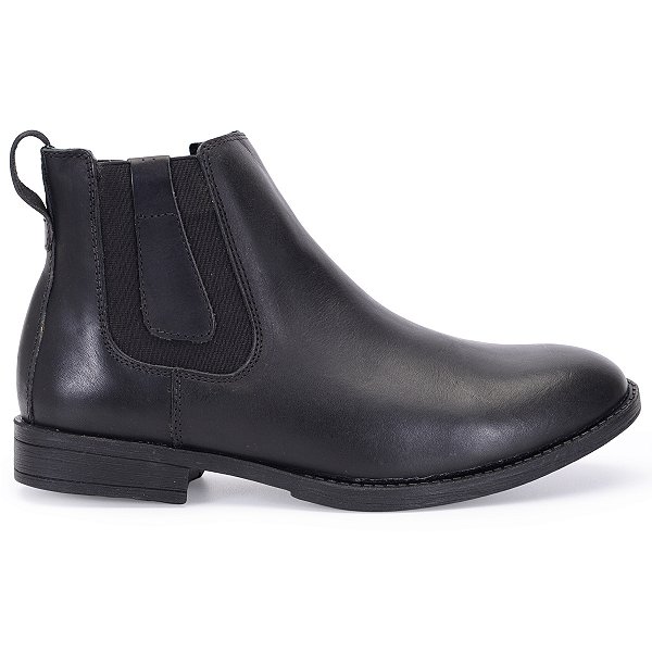 Botina Chelsea Masculina XE Couro Legítimo Macia Moderna Brete Boots