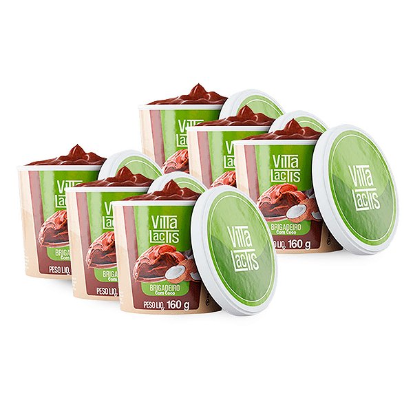 Caixa Atacado - 36 Brigadeiros com Coco Vitta Lactis (160g cada)