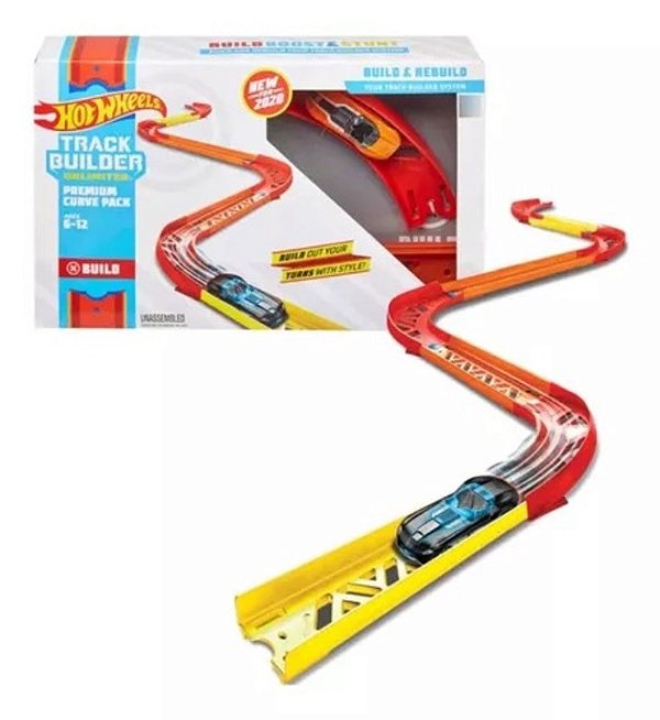 Pista Hotwheels Conjunto de Curvas Premium