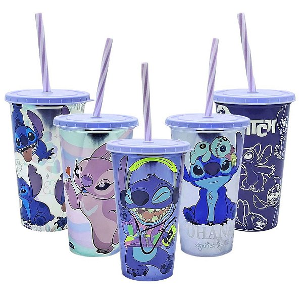 Kit 20 Copos do Stitch 500 ML