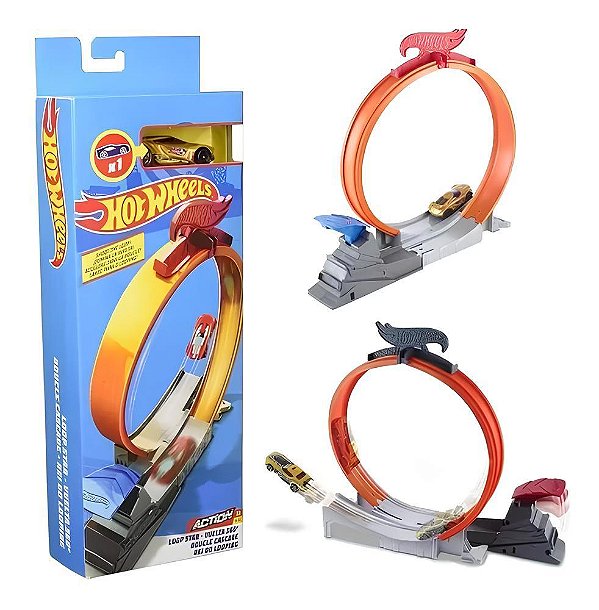 Pista Hotwheels Rei do Looping