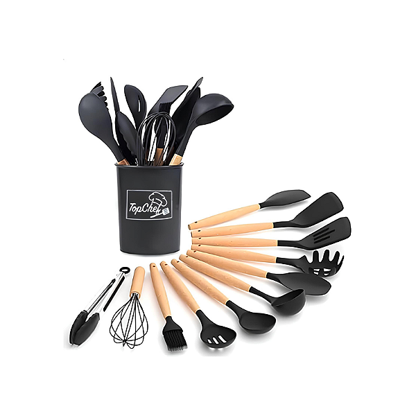 Conjunto Cozinha 12 Peças Silicone Top Chef