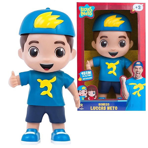 Boneco do Luccas Neto 45 cm Gigante
