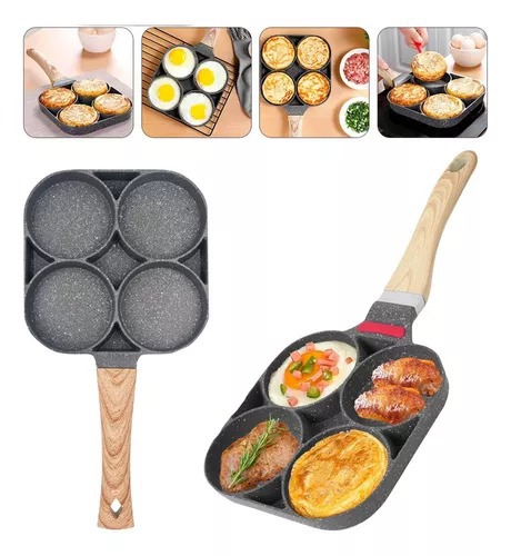 Frigideira Antiaderente com 4 divisórias Inova