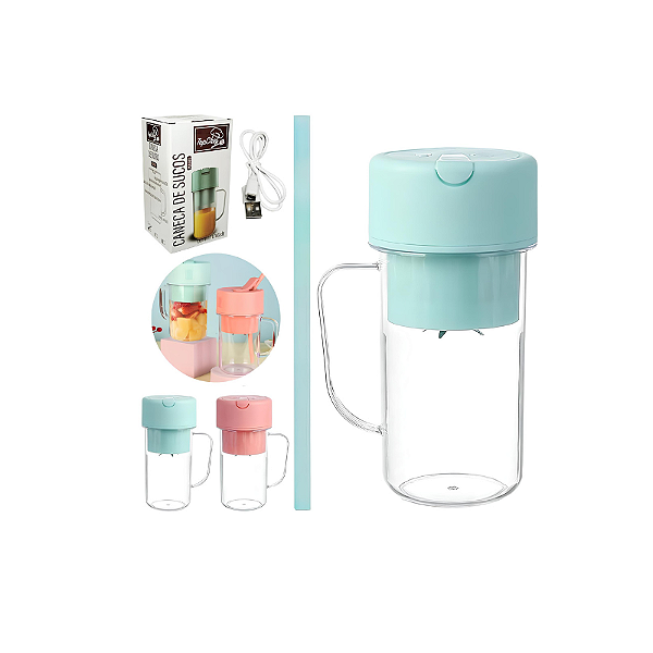 Caneca de Sucos Portátil 340ML Top Chef