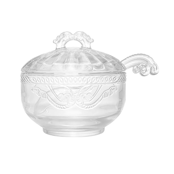 Açucareiro de Cristal com Colher Imperial Lyor