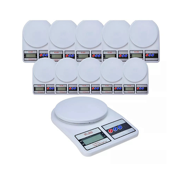 Kit 10 Balanças de cozinha digital até 10 kg
