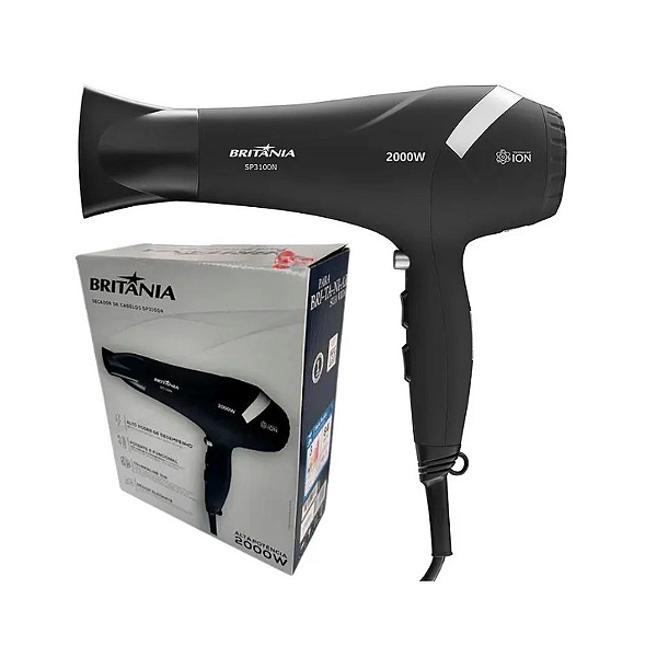 Secador de Cabelo 2000W Britania