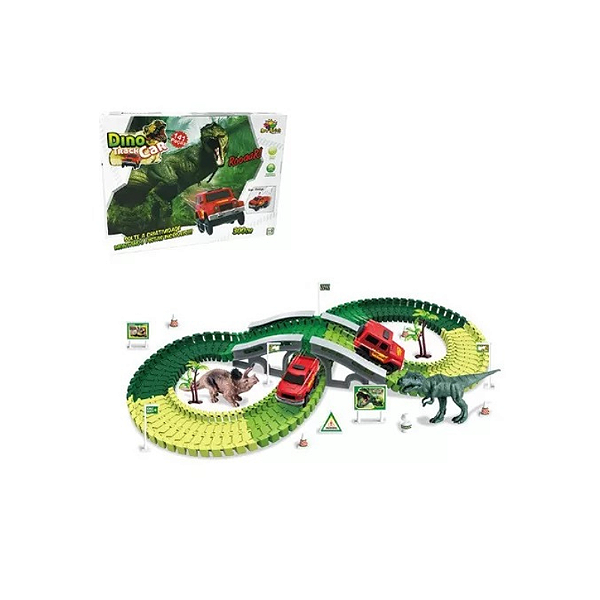 Pista Dinossauro Track 141 Peças