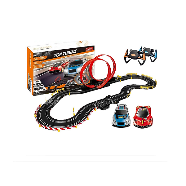Pista de Carrinho Top Turbo 2 Controles
