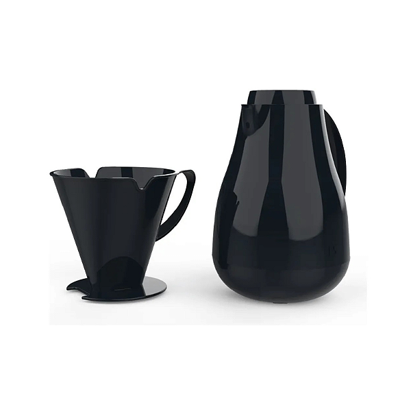 Bule Termico Sonetto com Filtro 1L Preto