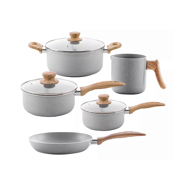 Conjunto De Panelas Antiaderente 5 Pçs Brinox