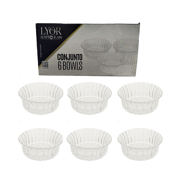 Kit Conjunto De 6 Tijelas de Sobremesa