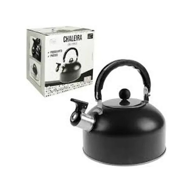 Chaleira Com Apito De Metal 1,7L