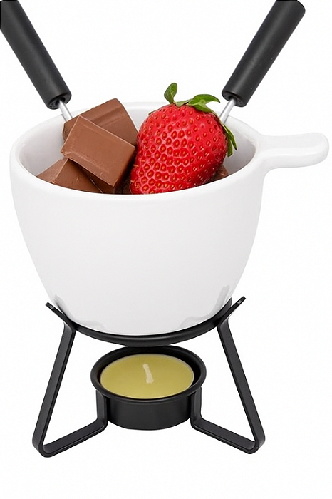 Kit Aparelho de Fondue 4 pçs de Lyor 250 ml