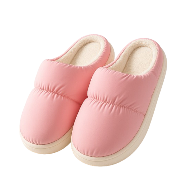Chinelo Pantufa Nuvem Rosa Peluciada