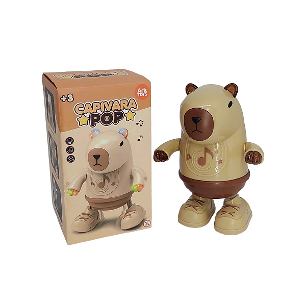 Brinquedo Capivara Canta e Dança