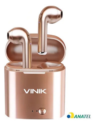 Fone de Ouvido Sem Fio Easy W1 +Tws Dourado