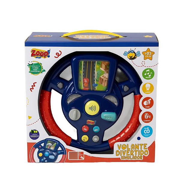 Brinquedo Volante Simulador Bebê