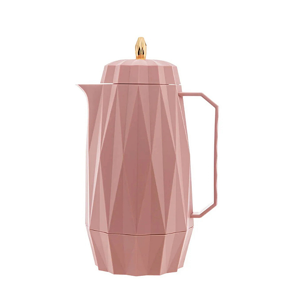 Garrafa Térmica Diamond Rosa 1L