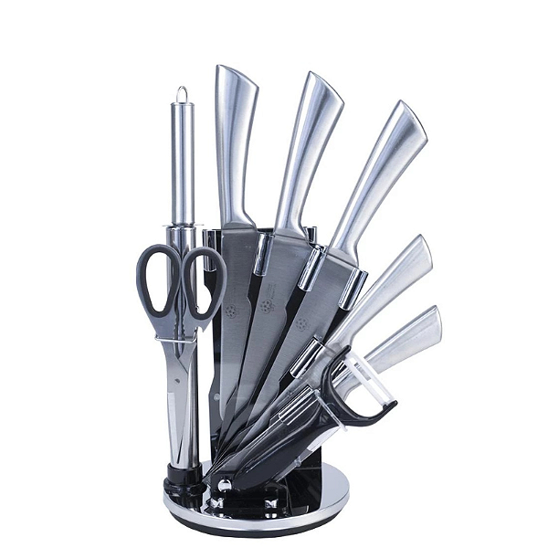 Conjunto de Facas 9 Pçs Top Chef
