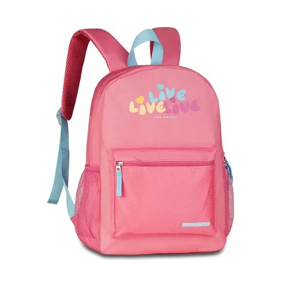 Mochila Escolar Clio Live Rosa