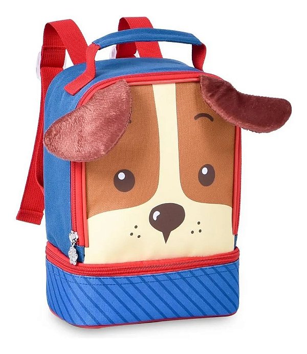 Lancheira Infantil Cachorrinho Marrom Clio