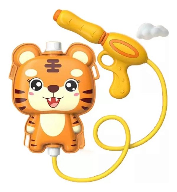 Mochila 1L Pistola de Água Tigre