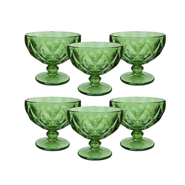 Conjunto de Taças 400mL Verde