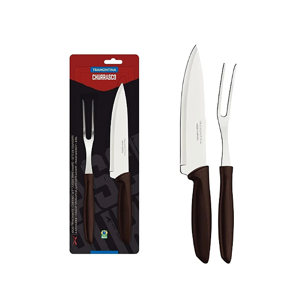 Kit Churrasco 2 Pçs Garfo e Faca