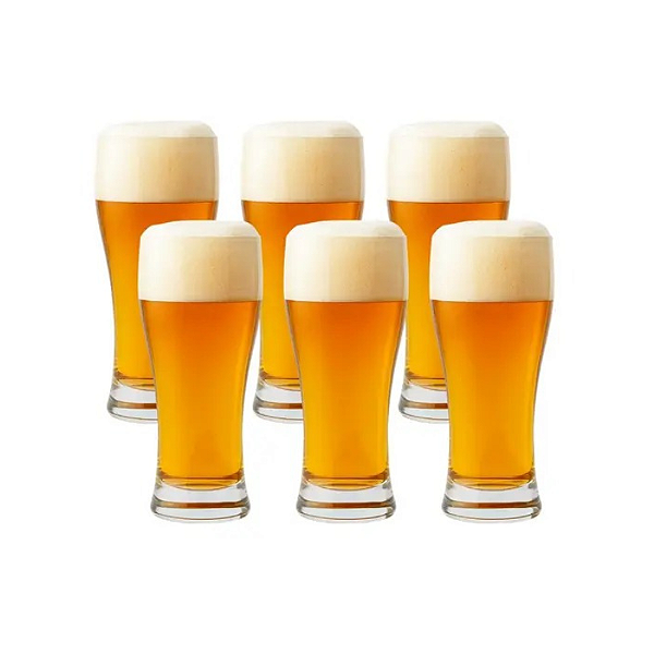 Jogo 6 Copos Chopp 315ml Em Casa Tem