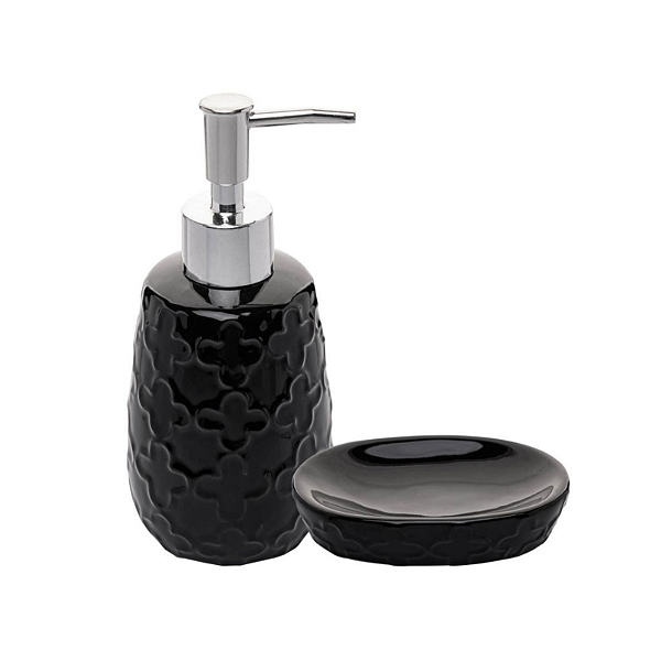 Conjunto Banheiro Clover Wolff Preto