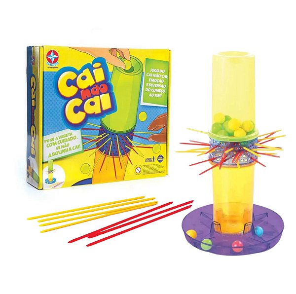 Brinquedo Cai Não Cai Tira Vareta