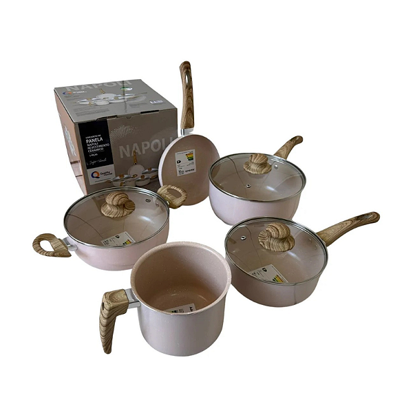 Conjunto Panelas Napoli 5 Peças