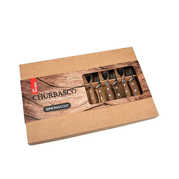 12 Peças de Churrasco GF Simonaggio