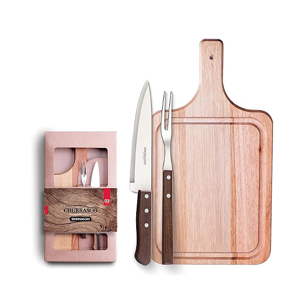 Conjunto 3 Peças de Churrasco