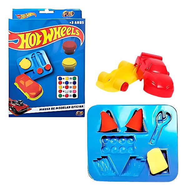 Massa de Modelar Oficina HotWheels