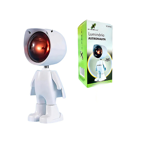 Luminária Astronauta Branco X-Cell